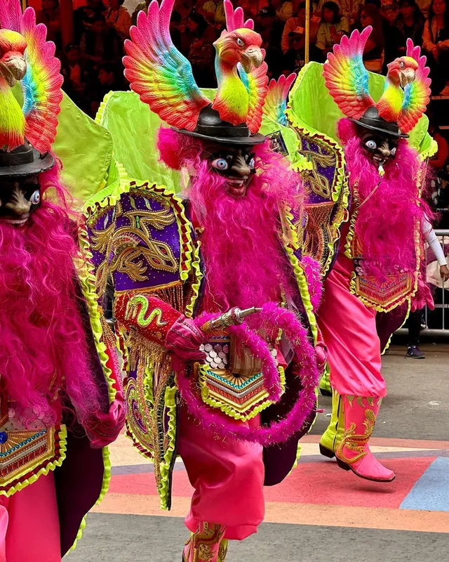 Men's morenada at the Oruro Carnival