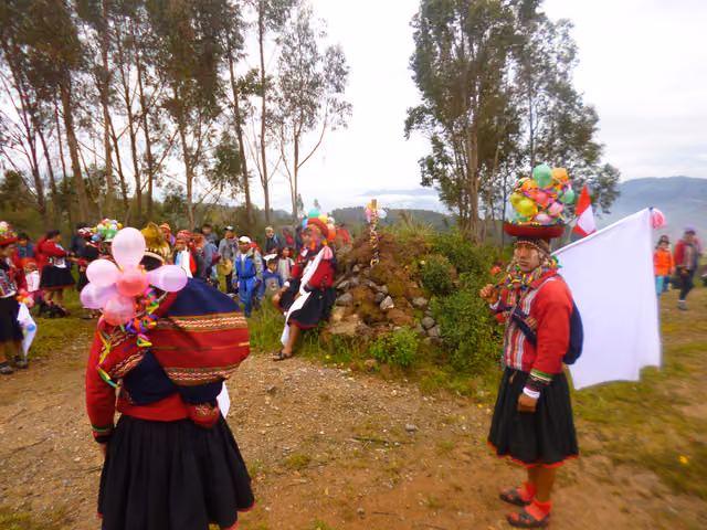 Linderaje boundary-walking, Fortaleza community, Cusco 2019 (photo 53)