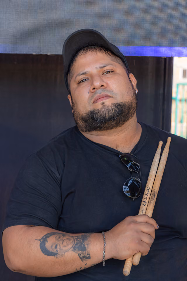 Ismael Carhuanina, drummer (Quechua Fest 2026)