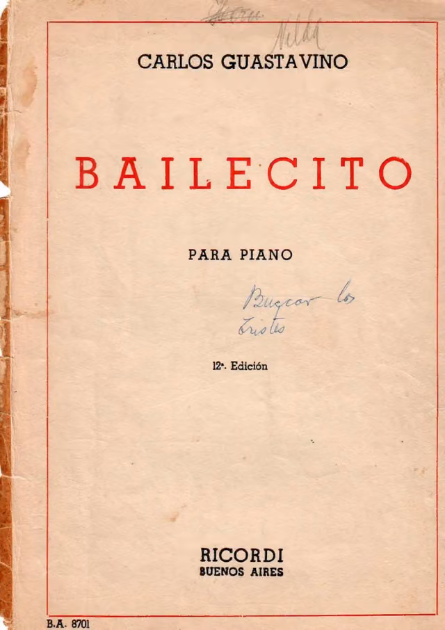 Bailecito (1953), Carlos Guastavino