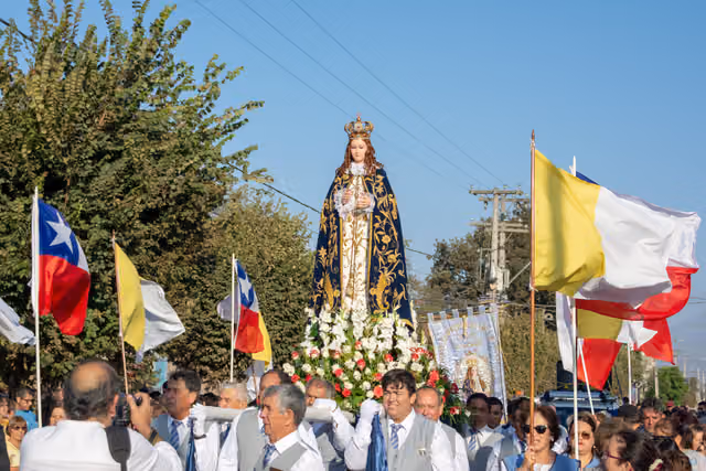 Procession of the Virgen de las 40 Horas, Limache (06)