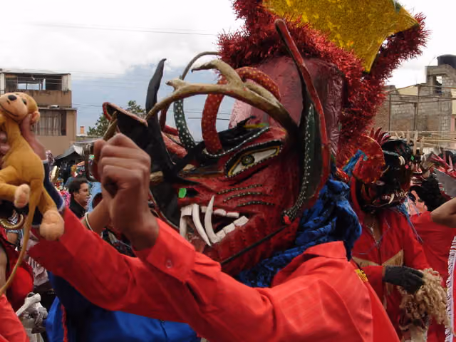 Diablada de Píllaro, photograph 039 (6 January 2007)