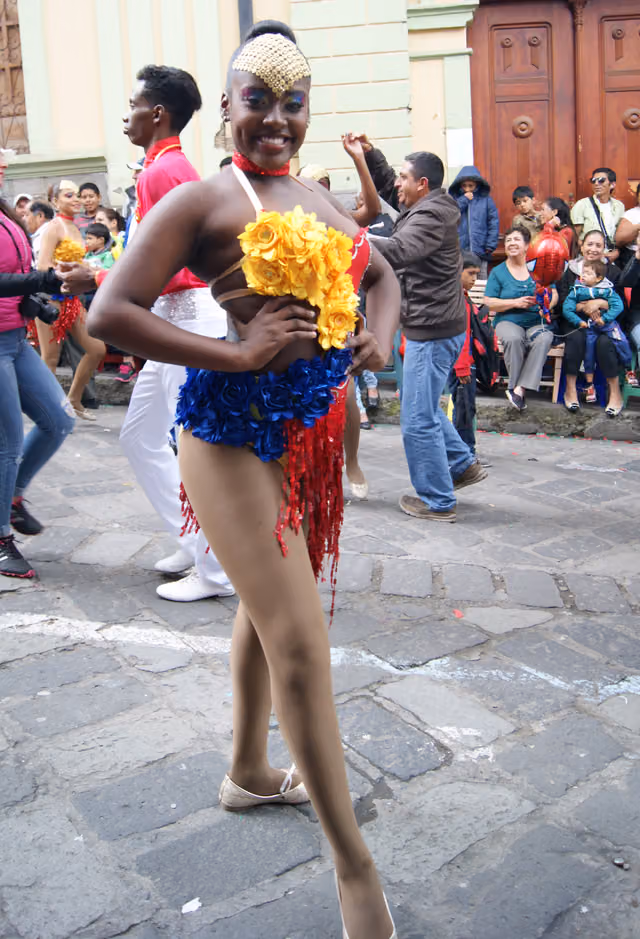 Belleza afroecuatoriana (Carnaval de Guaranda)