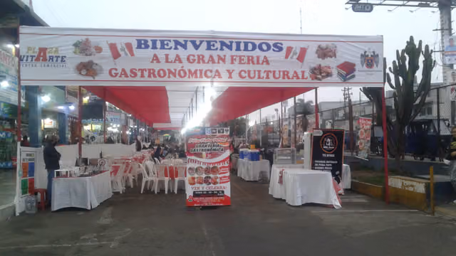 Large food and cultural fair in Ate Vitarte