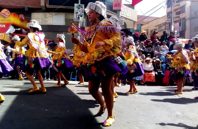 Kullawada dance at the Gran Poder, La Paz 2017