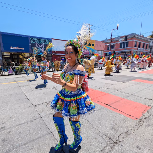 Morenada in San Francisco («Bolivia para el Mundo»), 2025