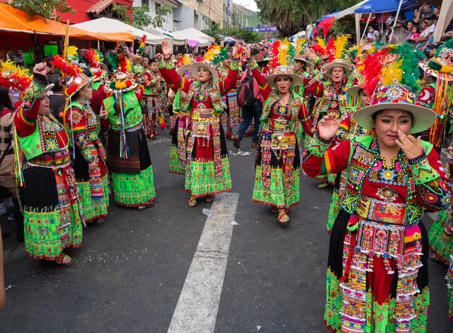 Carnaval corso de Cochabamba, entrada folklórica