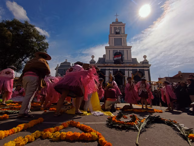 Celebration of Pascua Florida in Tarija