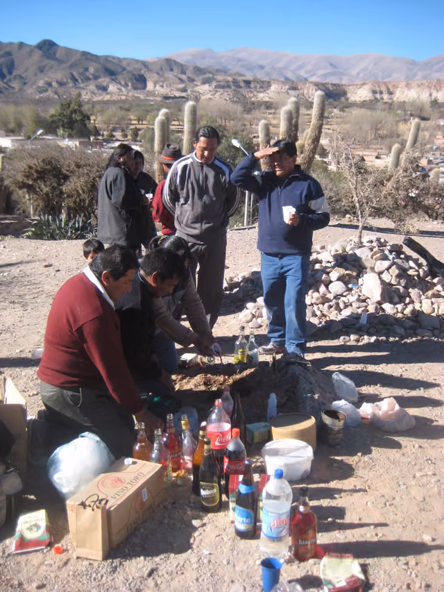 Ritual de la Pachamama en Humahuaca