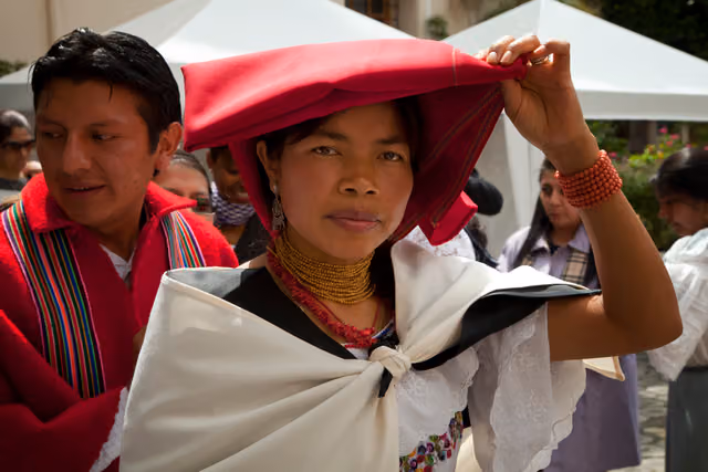 Preparations for Inti Raymi, Quito 2013
