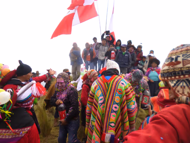 Linderaje boundary-walking, Fortaleza community, Cusco 2019 (photo 32)