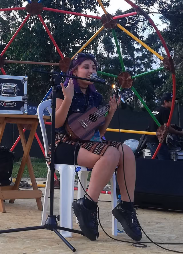 Milena Warthon at the 'Selvámonos' Music Festival 2022