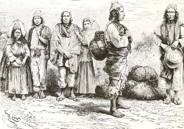 Ilustración de la historia universal de Ridpath: pueblo aimara (1897)