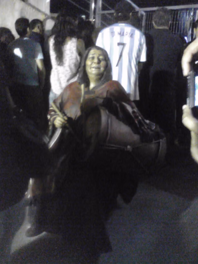 Statue of Mercedes Sosa in Cosquín