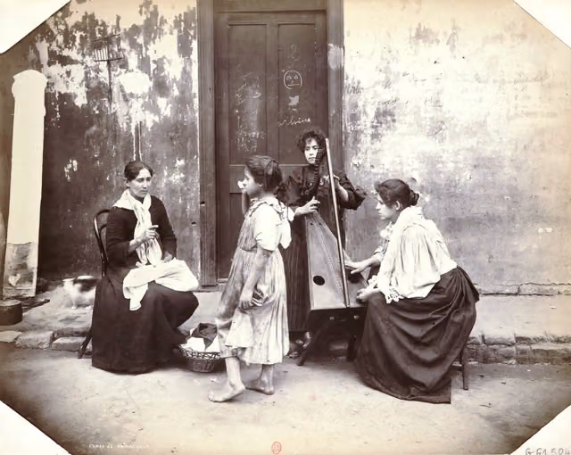 Cueca lesson in central Chile (late 19th century)