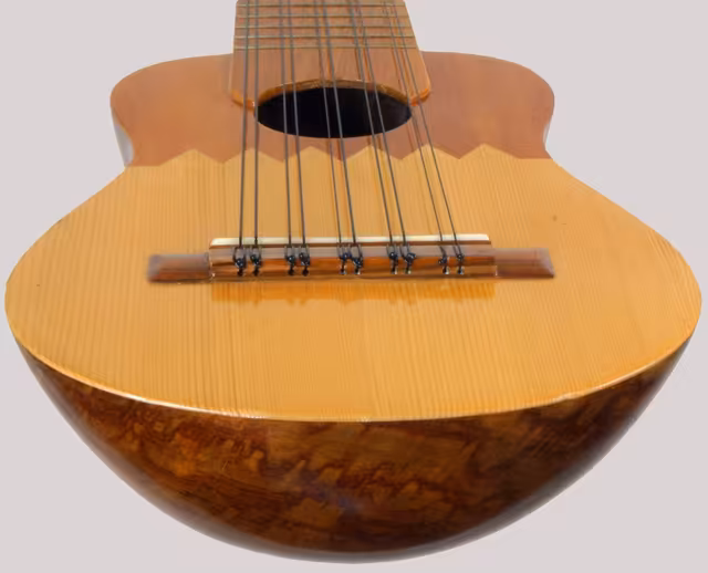 Peru Charango, bottom view