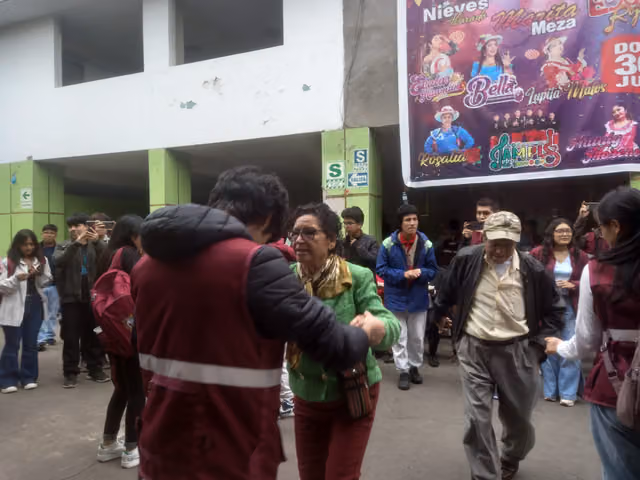 Festejo en la fiesta patronal