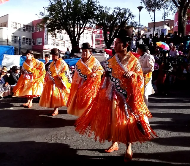 Danza morenada en el Gran Poder, La Paz 2017
