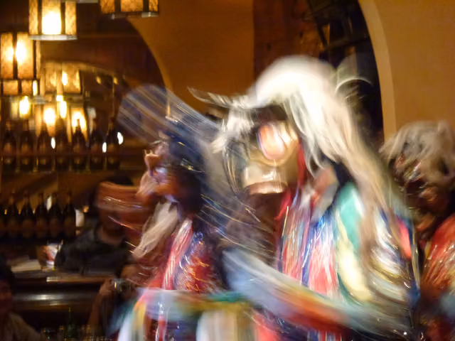 Tobas dancer in Cusco