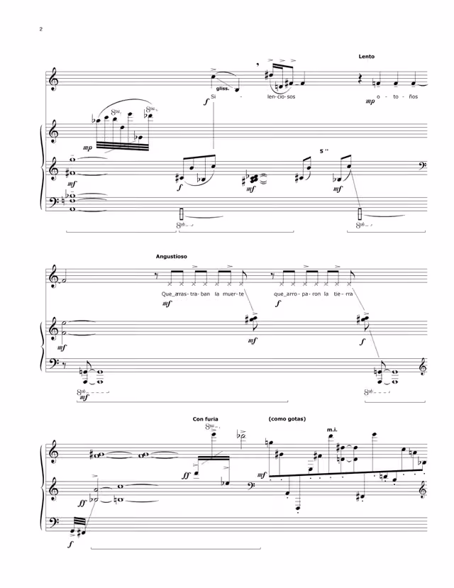 De las hojas (transcripción) — Página 2