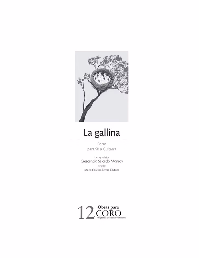 Partitura de La Gallina (Batuta) — Página 1