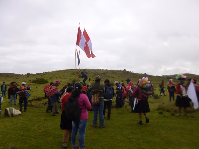 Linderaje boundary-walking, Fortaleza community, Cusco 2019 (photo 11)