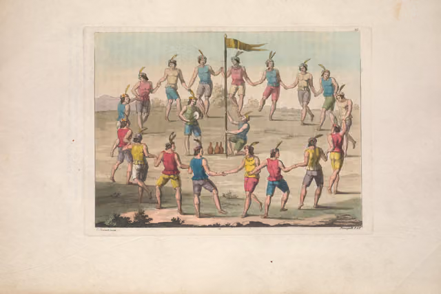 Chilean dances (1816 plate)