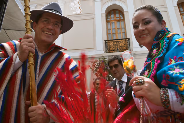 Foreign Minister Patiño named prioste mayor of the Corpus Christi festival (9599701019)