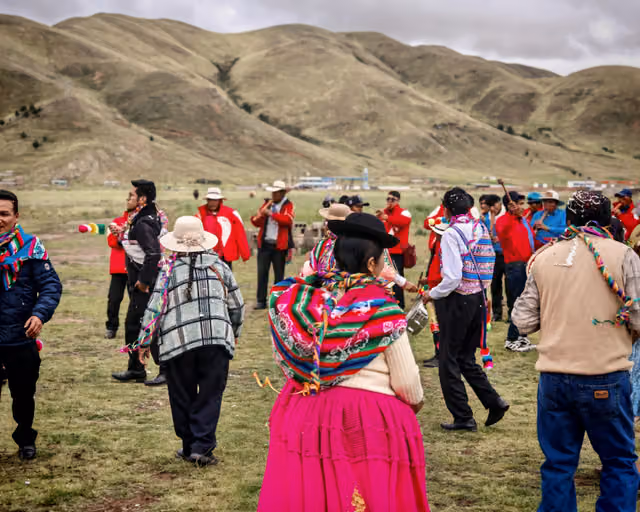 Carnival celebration in the Puno Andes