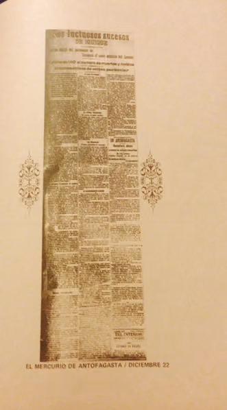 Quilapayún – Santa Maria de Iquique, cantata popular (recortes de El Mercurio) 08