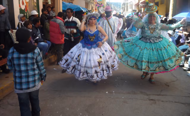 Waca Waca at the Candelaria festival, Puno
