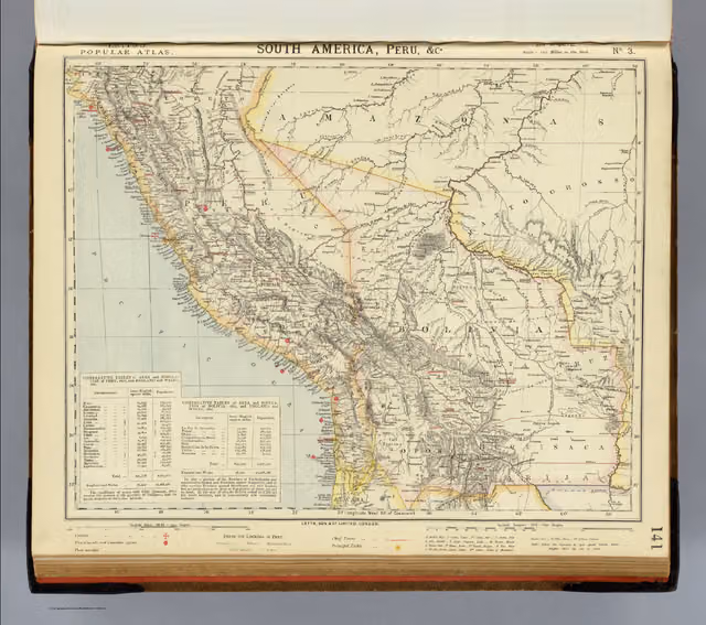 Peru (Letts map, 1883)
