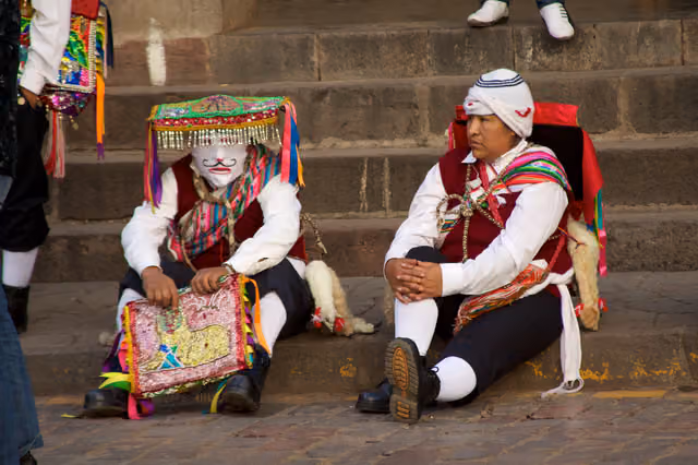 Traditional Andean dance festival, Cusco (094)