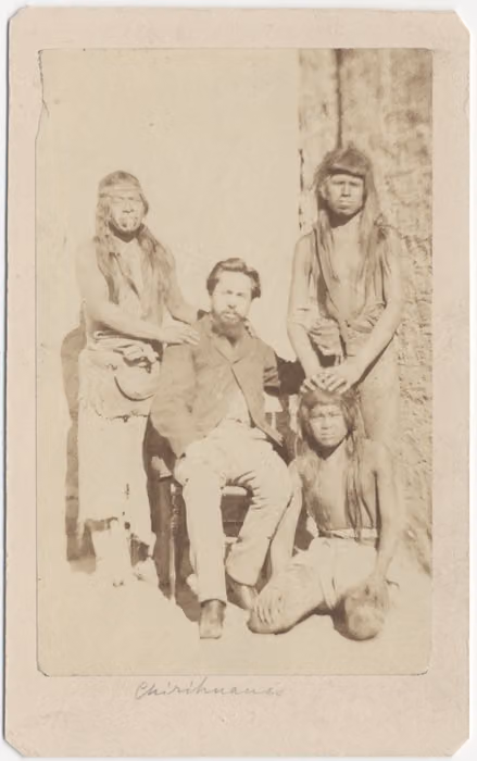 Chiriguano Indian with the photographer's annotation