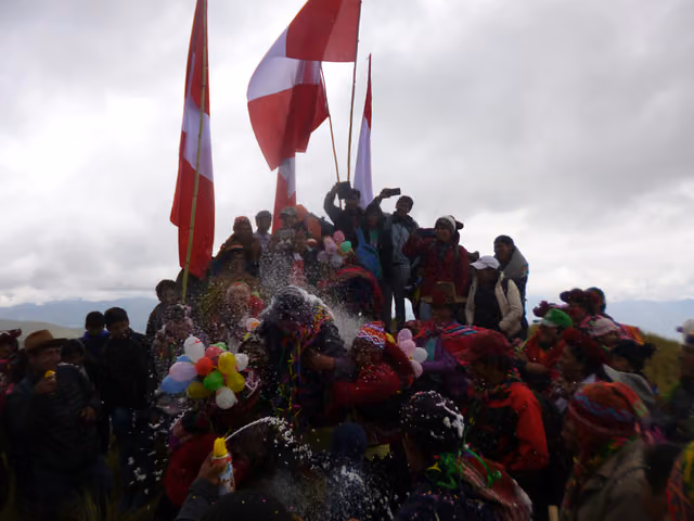 Linderaje boundary-walking, Fortaleza community, Cusco 2019 (photo 40)