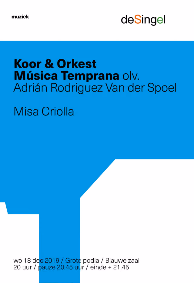 Programa de concierto: Misa Criolla de Ariel Ramírez