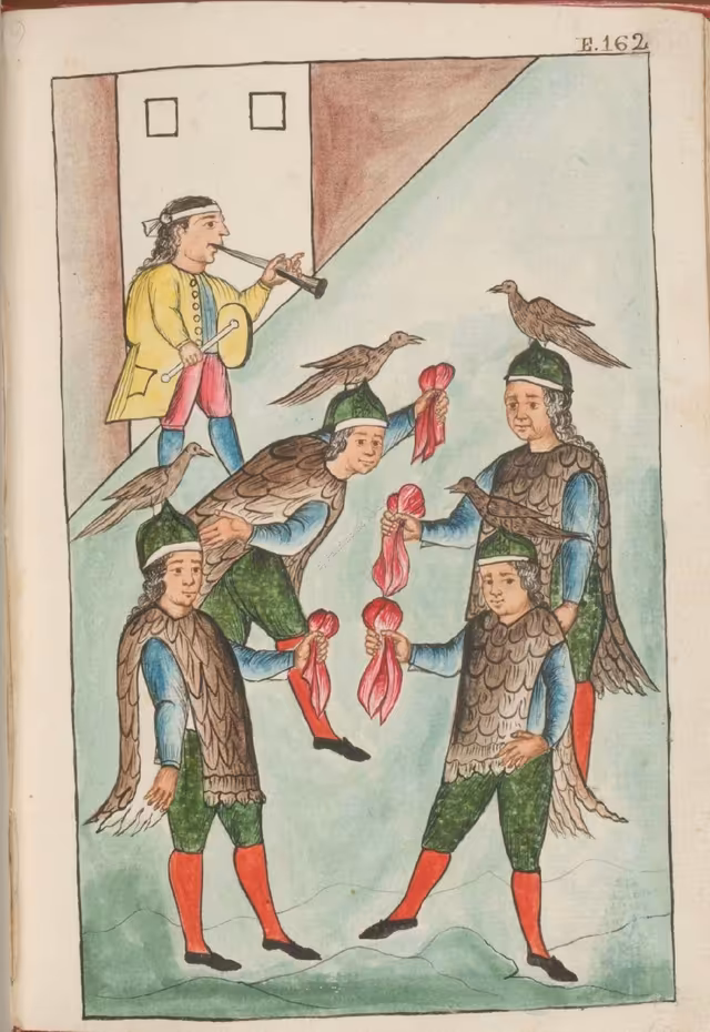 Bird dance (Martínez-Compañón Codex)