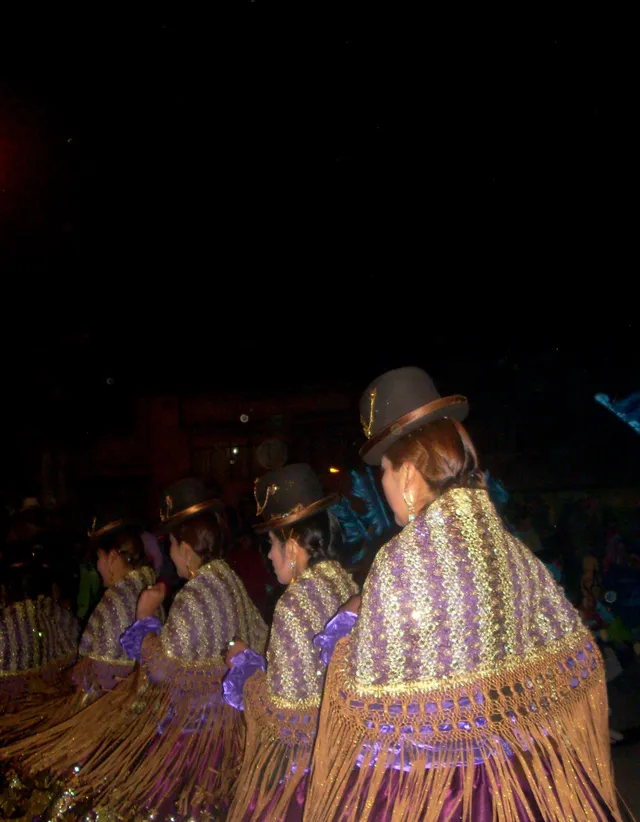 Cholitas in the morenada, Puno