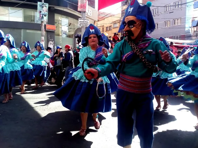 Danza llamerada en el Gran Poder, La Paz, 2017