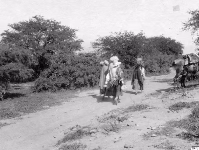 Population in the Tarija valley (photograph, 1901)