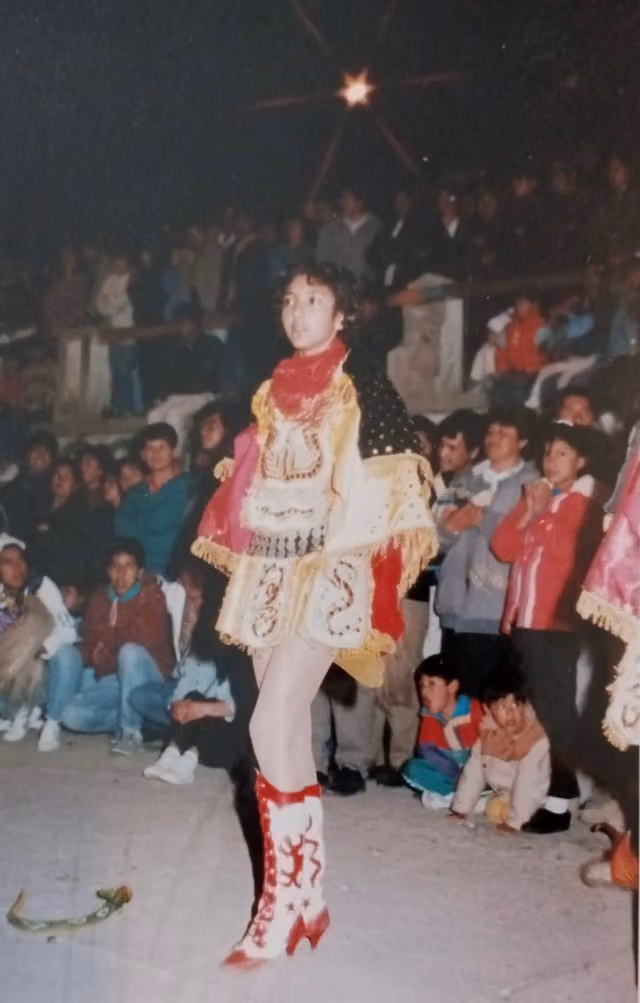 Unmasked female devil, Fraternidad La Diablada de Oruro