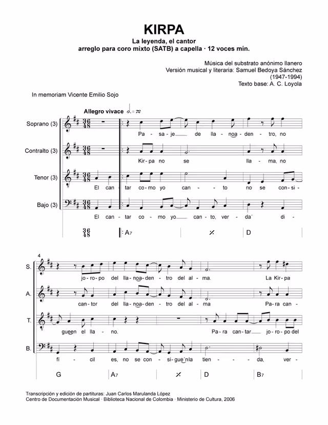 Kirpa (partitura) — Página 1