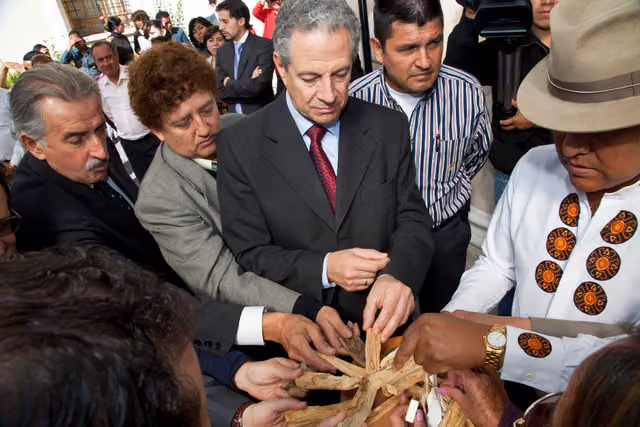 Foreign Ministry celebrates the start of Inti Raymi (Quito, 2012)