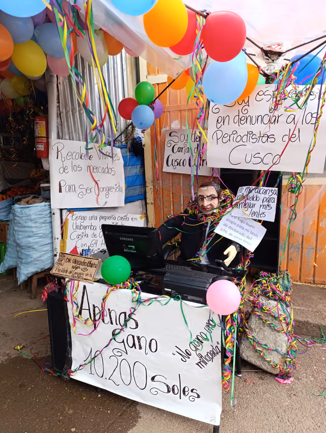 Festividad de compadres, Mercado Vinocanchon 02