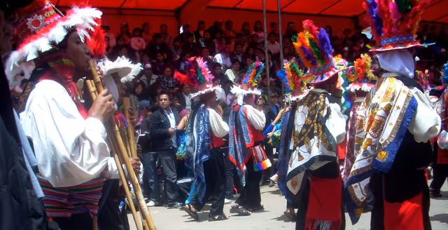 Sikuris of Taquile (27 June, Nueva Era), Puno, Peru