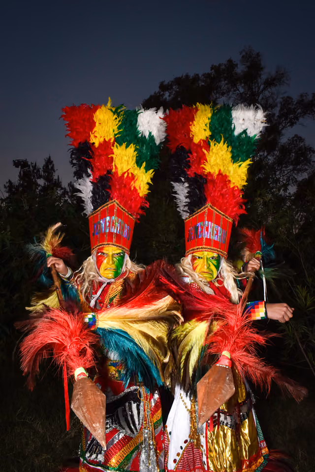 Tobas, traditional dance costume (2023), view 07