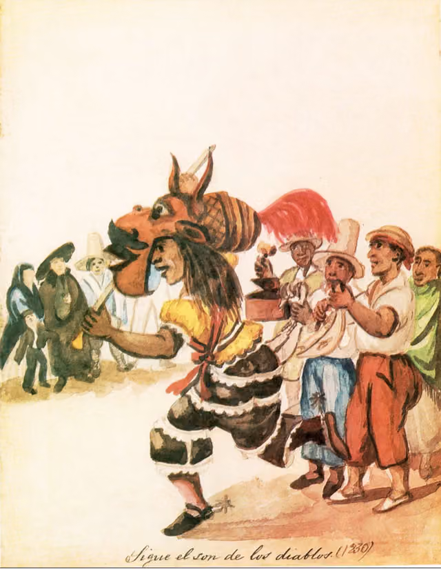 Sigue el son de los diablos (1830)