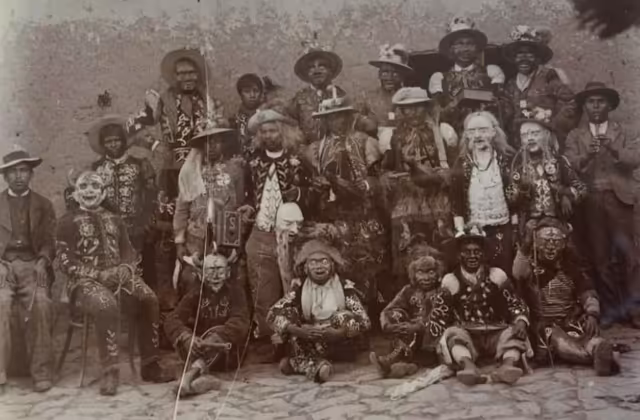Morenada en Caiza, Potosí, 1896