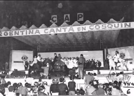 Atahualpa Yupanqui at the Cosquín Festival (1970s)