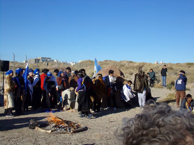 Ceremony at Punta Cuevas, Puerto Madryn (18)